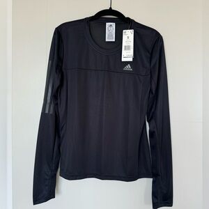 Adidas Women’s Own The Run Long Sleeve Tee - Aeroready - Size Small - Black